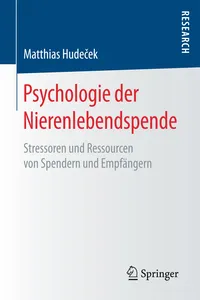 Psychologie der Nierenlebendspende_cover