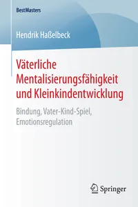 Väterliche Mentalisierungsfähigkeit und Kleinkindentwicklung_cover
