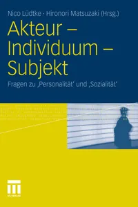 Akteur - Individuum - Subjekt_cover