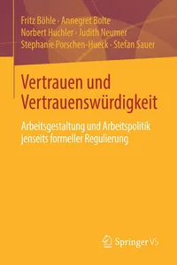 Vertrauen und Vertrauenswürdigkeit_cover