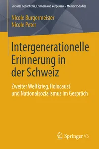 Intergenerationelle Erinnerung in der Schweiz_cover