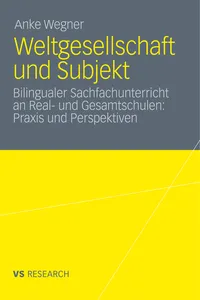 Weltgesellschaft und Subjekt_cover