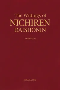 The Writings of Nichiren Daishonin, vol. 2_cover