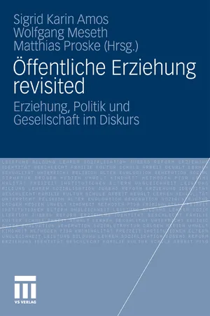 Öffentliche Erziehung revisited