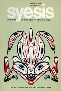 Syesis: Vol. 12, Supplement 1_cover