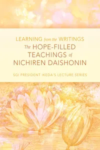 The Hope-Filled Teachings of Nichiren Daishonin_cover