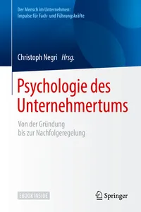 Psychologie des Unternehmertums_cover