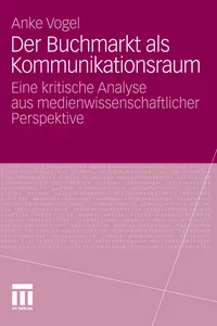 Der Buchmarkt als Kommunikationsraum_cover