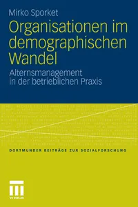 Organisationen im demographischen Wandel_cover