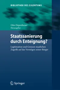 Staatssanierung durch Enteignung?_cover