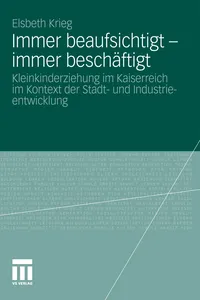 Immer beaufsichtigt - immer beschäftigt_cover