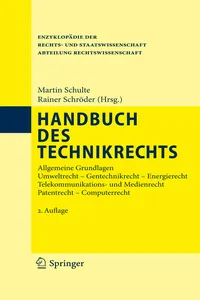 Handbuch des Technikrechts_cover