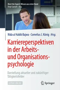 Karriereperspektiven in der Arbeits- und Organisationspsychologie_cover