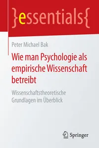 Wie man Psychologie als empirische Wissenschaft betreibt_cover