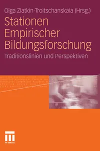Stationen Empirischer Bildungsforschung_cover