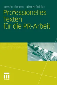 Professionelles Texten für die PR-Arbeit_cover