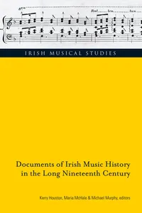Documents of Irish music history in the long nineteenth century_cover