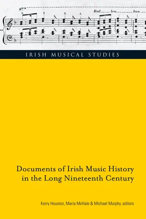 Documents of Irish music history in the long nineteenth century