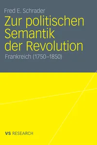 Zur politischen Semantik der Revolution_cover