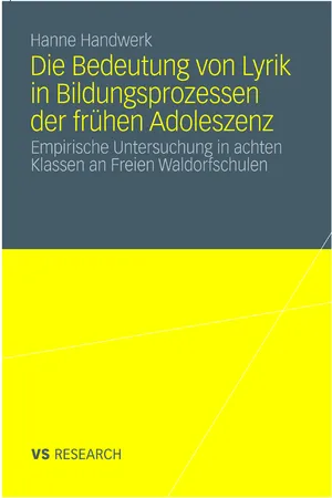 Die Bedeutung von Lyrik in Bildungsprozessen der frühen Adoleszenz