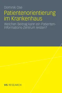 Patientenorientierung im Krankenhaus_cover