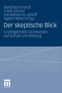 Der skeptische Blick_cover