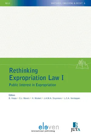 Rethinking Expropriation Law I