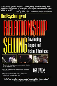 The Psychology of Relationship Selling_cover