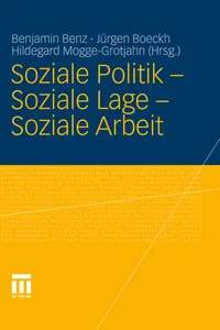 Soziale Politik - Soziale Lage - Soziale Arbeit_cover