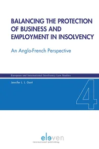 Balancing the Protection of Business and Employment in Insolvency_cover