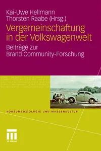 Vergemeinschaftung in der Volkswagenwelt_cover