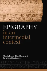 Epigraphy in an intermedial context_cover