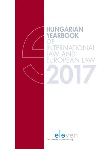 Hungarian Yearbook of International Law and European Law 2017_cover