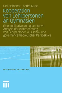 Kooperation von Lehrpersonen an Gymnasien_cover