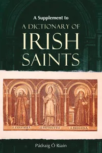 A Supplement to A Dictionary of Irish Saints_cover
