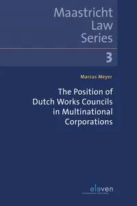 The Position of Dutch Works Councils in Multinational Corporations_cover