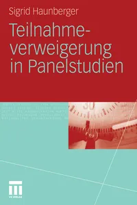Teilnahmeverweigerung in Panelstudien_cover