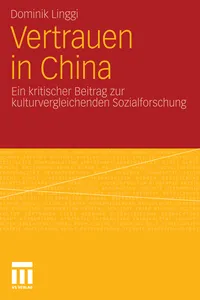 Vertrauen in China_cover