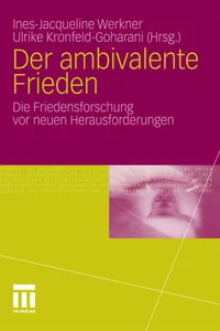 Der ambivalente Frieden_cover