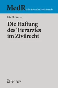 Die Haftung des Tierarztes im Zivilrecht_cover