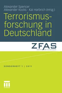 Terrorismusforschung in Deutschland_cover