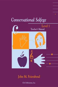 Conversational Solfege Level 1 Teacher's Manual_cover