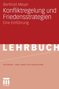 Konfliktregelung und Friedensstrategien_cover