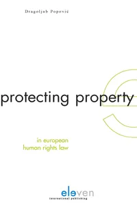 Protecting Property in European Human Rights Law_cover