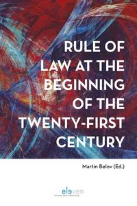 Rule of Law at the Beginning of the Twenty-First Century_cover