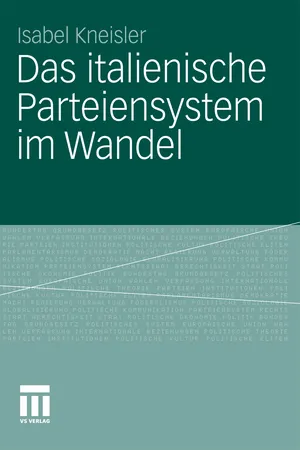 Das italienische Parteiensystem im Wandel