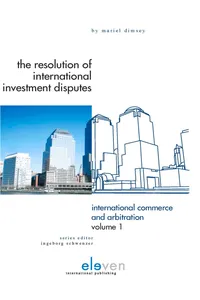 The Resolution of International Investment Disputes_cover