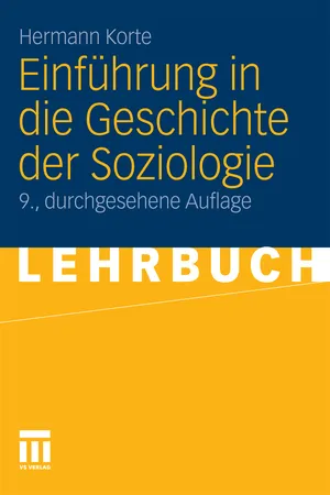 Einführung in die Geschichte der Soziologie