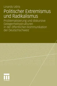 Politischer Extremismus und Radikalismus_cover