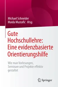 Gute Hochschullehre: Eine evidenzbasierte Orientierungshilfe_cover